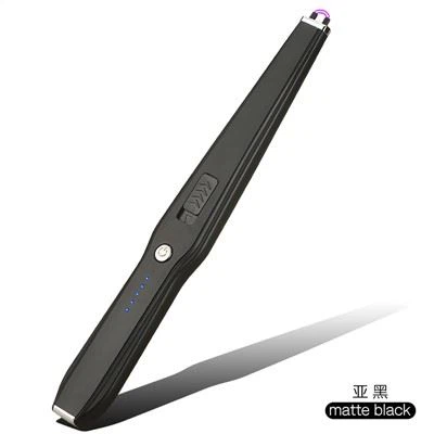Logotip personalitzat a l'engròs Encenedor d'espelmes de cuina ARC elèctric a prova de vent Càrrega USB