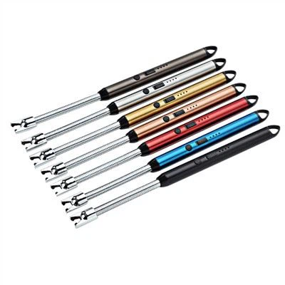 Encenedor d'espelmes d'arc elèctric recarregable sense flama de metall millorat amb tipus C